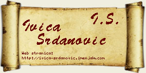 Ivica Srdanović vizit kartica